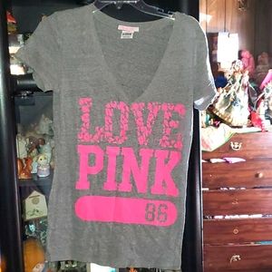 Pink vs short sleeve shirt